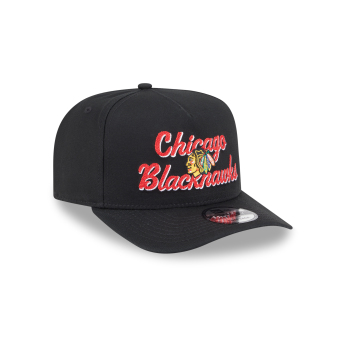 Chicago Blackhawks баскетболна шапка с козирка New Era 950AF Chainstitch black