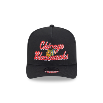 Chicago Blackhawks баскетболна шапка с козирка New Era 950AF Chainstitch black
