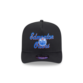 Edmonton Oilers баскетболна шапка с козирка New Era 950AF Chainstitch black