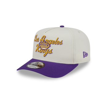 Los Angeles Kings баскетболна шапка с козирка New Era 950AF Chainstitch white-yellow