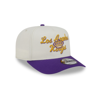 Los Angeles Kings баскетболна шапка с козирка New Era 950AF Chainstitch white-yellow