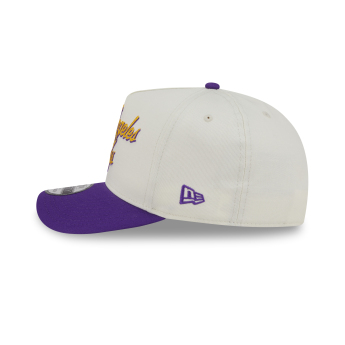 Los Angeles Kings баскетболна шапка с козирка New Era 950AF Chainstitch white-yellow