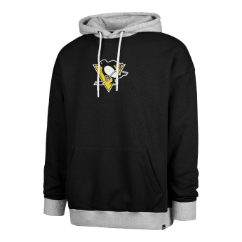 Pittsburgh Penguins мъжки суитшърт с качулка 47 Patch Drop Shoulder Hood black