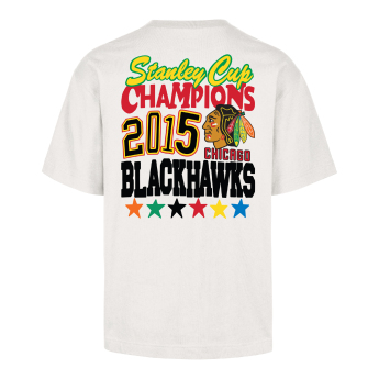 Chicago Blackhawks мъжка тениска Starside 47 Foundation Tee white