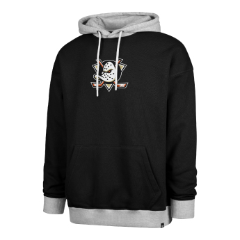 Anaheim Ducks мъжки суитшърт с качулка 47 Patch Drop Shoulder Hood black