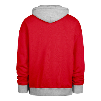 Detroit Red Wings мъжки суитшърт с качулка 47 Patch Drop Shoulder Hood red