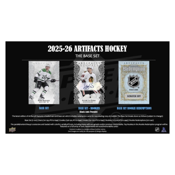 NHL кутии хокей карти NHL 2025-26 Upper Deck Artifacts Hockey Hobby Box