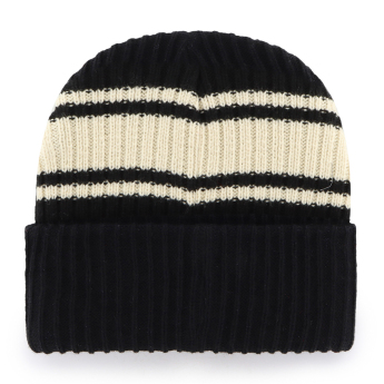 Boston Bruins зимна шапка Harbor Stripe 47 Cuff Knit Black