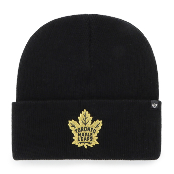 Toronto Maple Leafs зимна шапка Haymaker Metallic 47 Cuff Knit Black