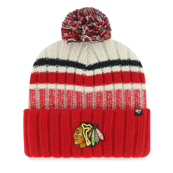 Chicago Blackhawks зимна шапка Long Range 47 Cuff Knit Natural