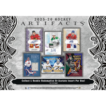 NHL кутии хокей карти NHL 2025-26 Upper Deck Artifacts Blaster Box