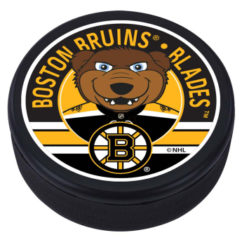 Boston Bruins шайба Blades Mascot Textured