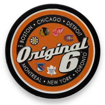 NHL продукти шайба Script Textured Hockey - Original 6