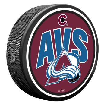 Colorado Avalanche шайба Wordmark