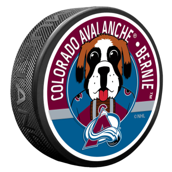Colorado Avalanche шайба Bernie Mascot