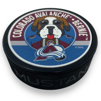 Colorado Avalanche шайба Bernie Mascot