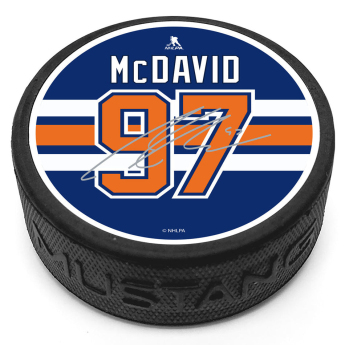 Edmonton Oilers шайба Replica Signature - Connor McDavid