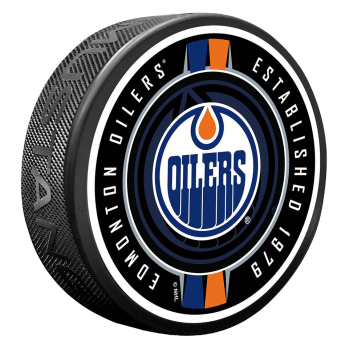 Edmonton Oilers шайба Ribbon