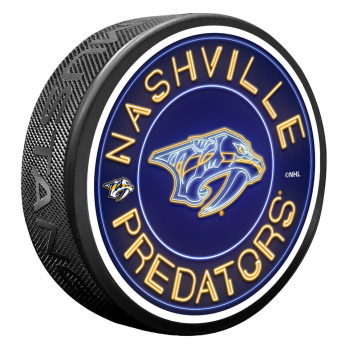 Nashville Predators шайба Neon