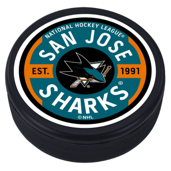 San Jose Sharks шайба Gear Textured