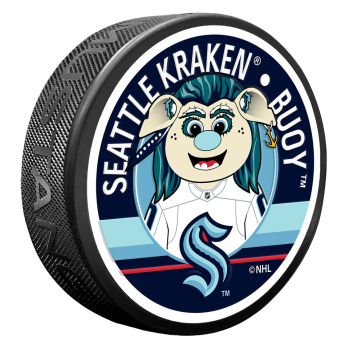 Seattle Kraken шайба Buoy Mascot Textured