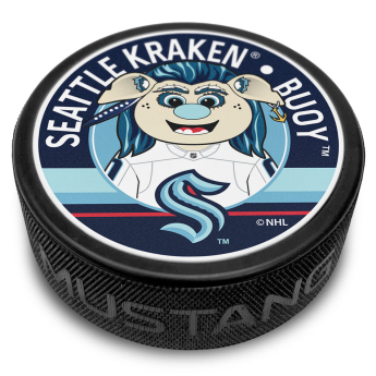 Seattle Kraken шайба Buoy Mascot Textured