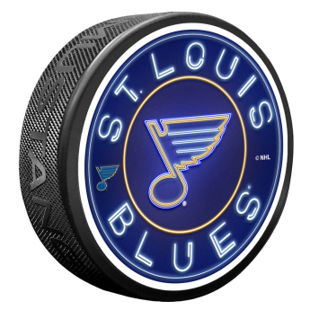 St. Louis Blues шайба Neon