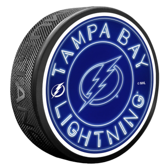 Tampa Bay Lightning шайба Neon