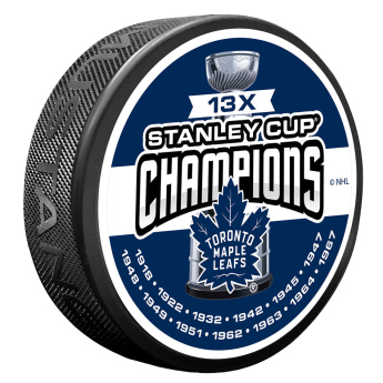 Toronto Maple Leafs шайба 13 Time Champs