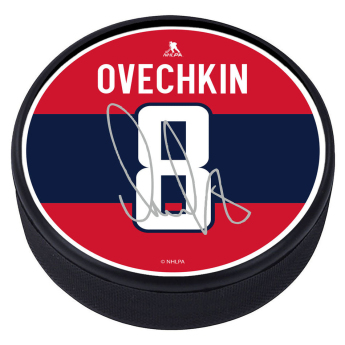 Washington Capitals шайба Replica Signature - Alex Ovechkin