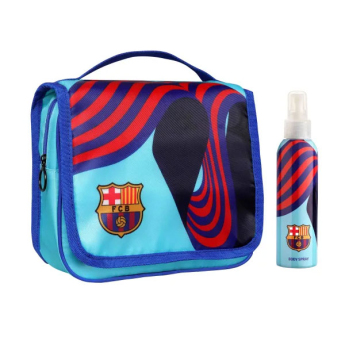 FC Barcelona тоалетна чанта blue + body cologne 150 ml