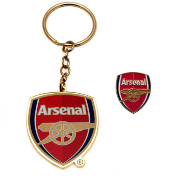 Arsenal FC ключодържател и значка design set