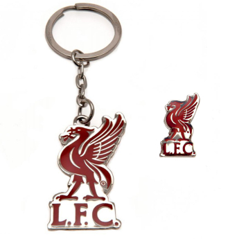 Liverpool FC ключодържател и значка design set
