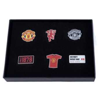 Manchester United комплект значки 6pc