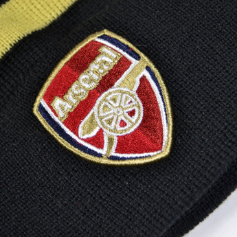 Arsenal FC зимна шапка Bobble Stripe gold