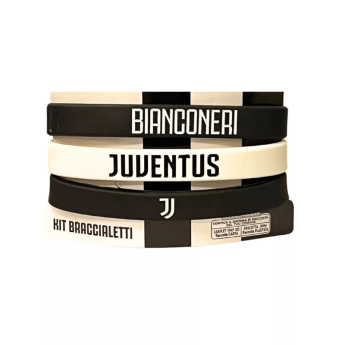 Juventus FC гумена гривна 3pack Silicone