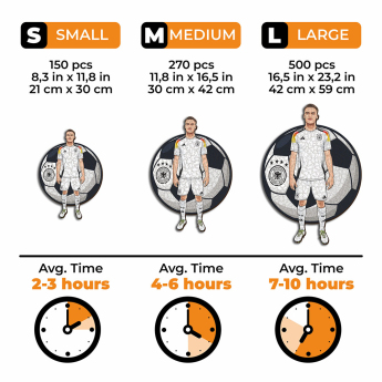 Футболни отбори дървен пъзел Germany Wirtz 270 pcs