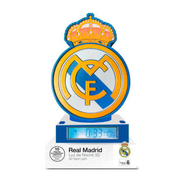 Real Madrid CF будилник with a lamp