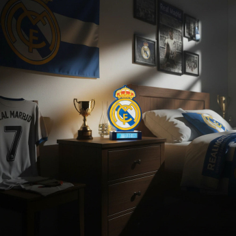 Real Madrid CF будилник with a lamp