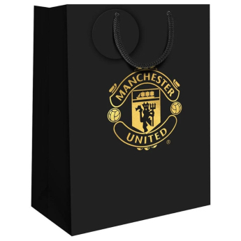 Manchester United подаръчна торбичка Medium Black