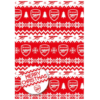 Arsenal FC опаковъчна хартия Christmas 2 pcs
