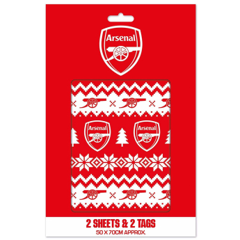 Arsenal FC опаковъчна хартия Christmas 2 pcs