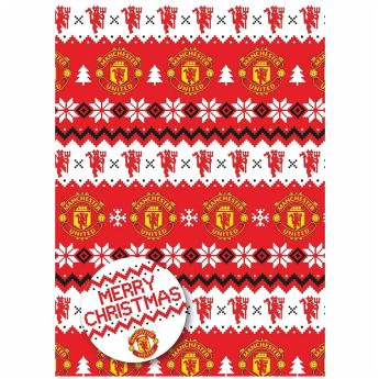 Manchester United опаковъчна хартия Christmas 2 pcs