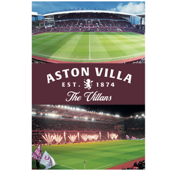 Aston Villa картичка за рожден ден 3D Lenticular