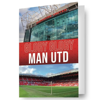 Manchester United картичка за рожден ден 3D Lenticular