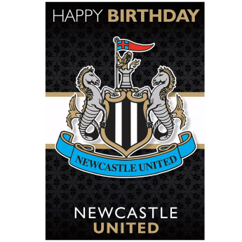 Newcastle United картичка за рожден ден 3D Lenticular