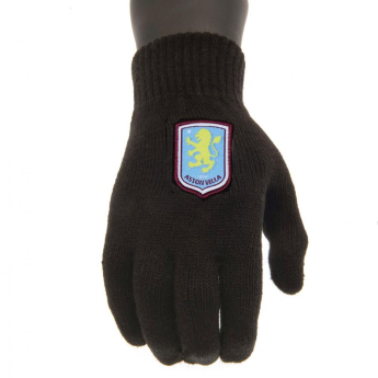 Aston Villa детски ръкавици Knitted Gloves Junior