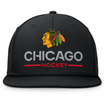 Chicago Blackhawks шапка с козирка flat Authentic Pro A/Cap Flat Brim Square Visor Structured Adjustable