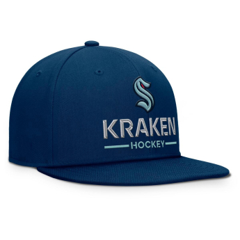 Seattle Kraken шапка с козирка flat Authentic Pro A/Cap Flat Brim Square Visor Structured Adjustable