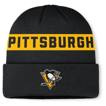 Pittsburgh Penguins зимна шапка Authentic Pro A/Cap Cuffed inscription